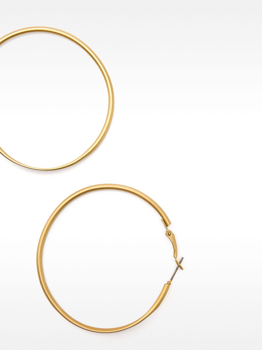 Aros Medianos Básicos dorado