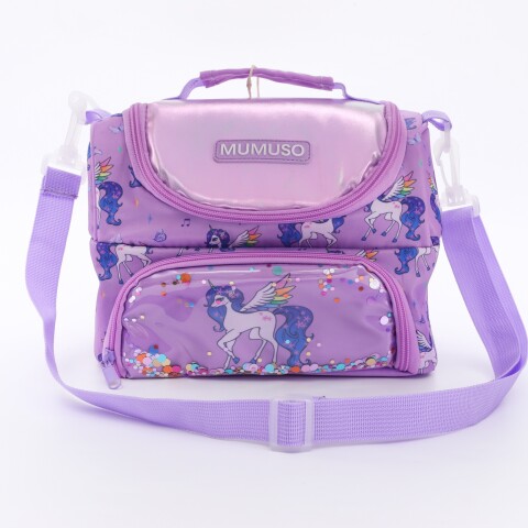 BOLSA DE ALMUERZO PORTÁTIL DE DOS CAPAS (UNICORNIO DE ENSUEÑO) BOLSA DE ALMUERZO PORTÁTIL DE DOS CAPAS (UNICORNIO DE ENSUEÑO)