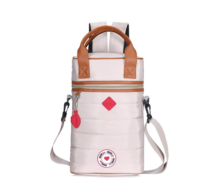 Mochila Las Oreiro Love Caqui
