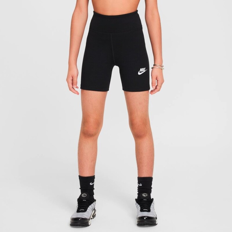 Pantalón Corto Nike Sportswear Classic 5In Bike de Niña Negro