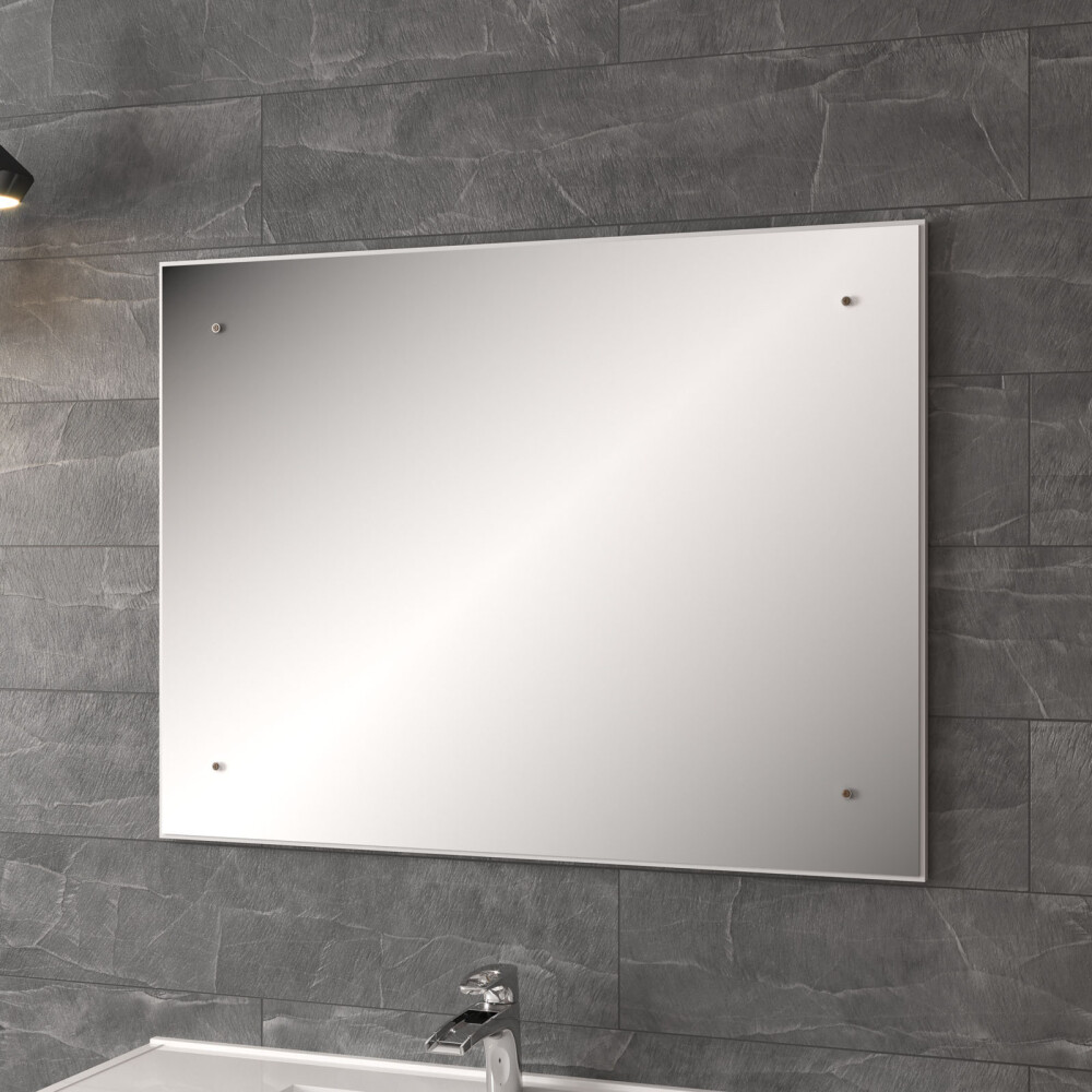ESPEJO DE BAÑO 80 CM MDF BLANCO ONTARIO