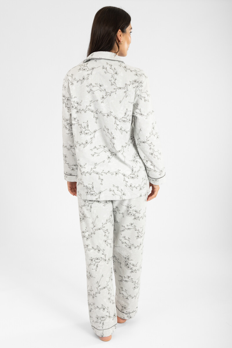 Pijama franela Plata