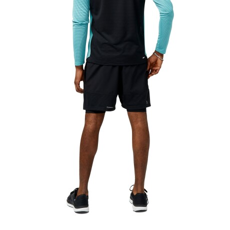 Short New Balance de Hombre -Accelerate Pacer 5"- MS31244BK BLACK