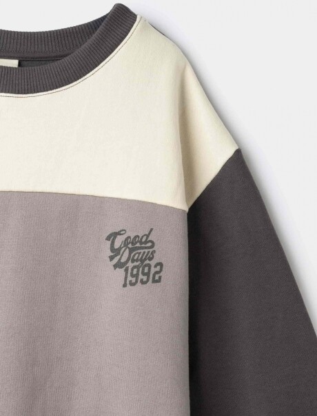 CONJUNTO INFANTIL CON ESTAMPA GRIS