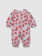 Pijama Con Estampado De Flores Cereza