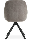 Silla de comedor ROSTRUP giratoria tela arena Silla de comedor ROSTRUP giratoria tela arena