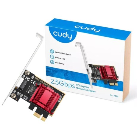 Adaptador Cudy Pci-e RJ45 de 2,5 Gbps 001