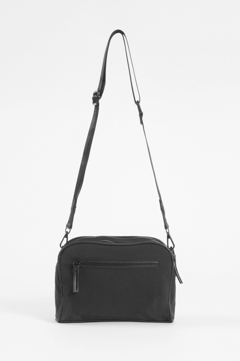 Bandolera doble cierre negro