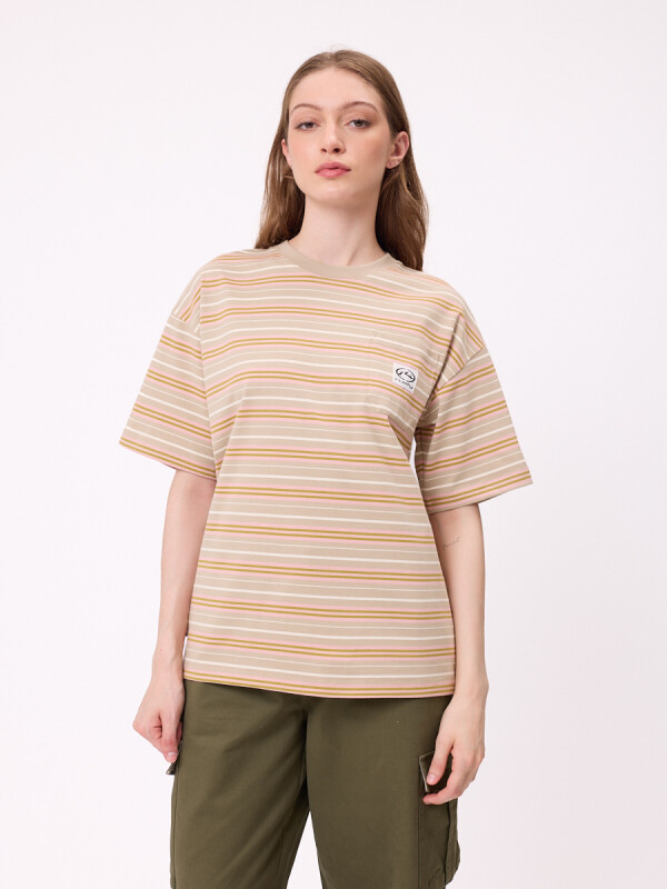 T-SHIRT KELVIN RUSTY Taupe