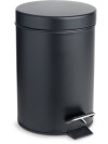 Papelera pedal MALA 3L metal recubierto negro Papelera pedal MALA 3L metal recubierto negro