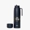 Termo brío premium 1 litro con pico cebador en acero inox Azul