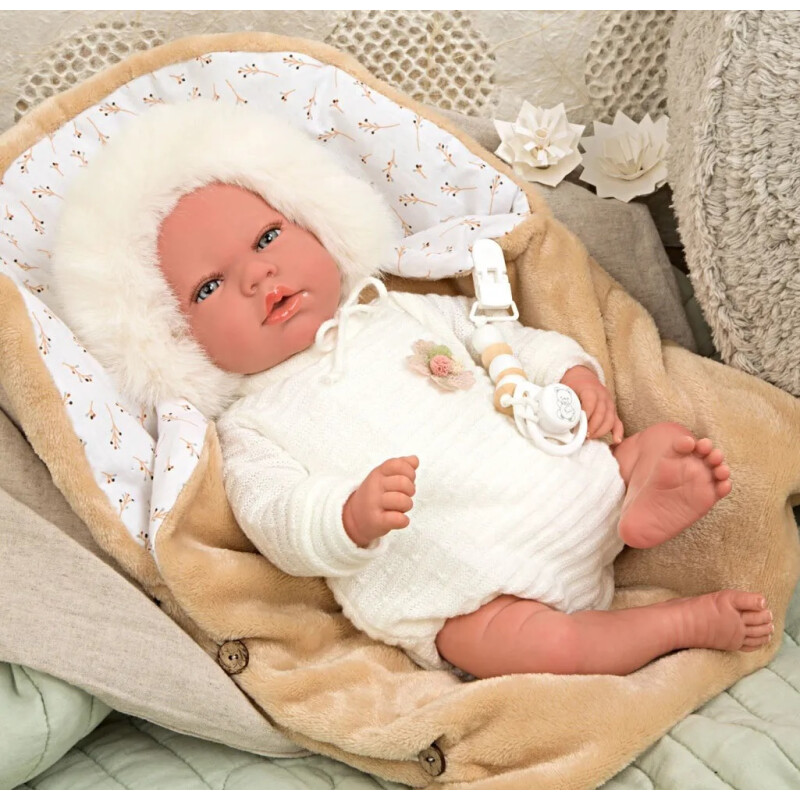 Bebé Reborn Alejandra Beige Con Saco De Dormir Bebé Reborn Alejandra Beige Con Saco De Dormir