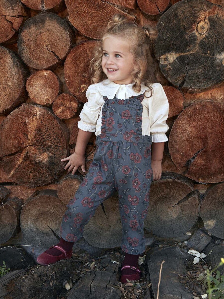 Pantalon Con Tirantes Petroleo