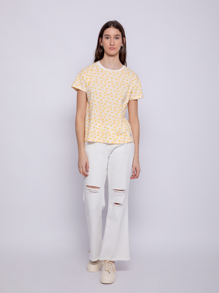 REMERA PIANDA - Ocre Oro 