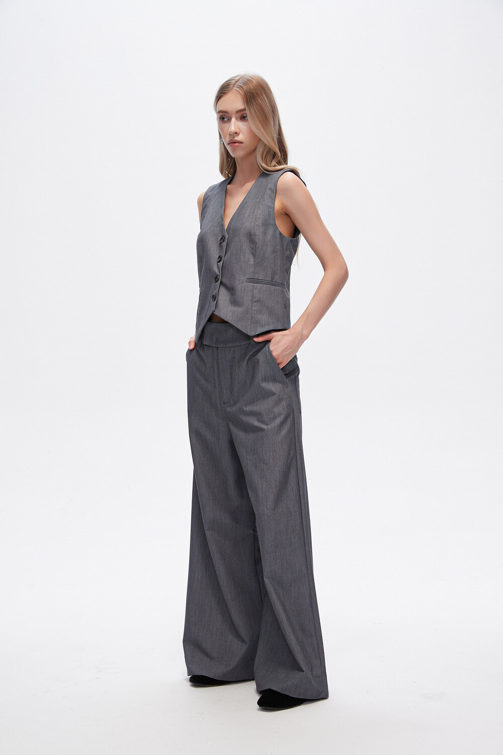 Pantalon Tatuapu Gris Medio