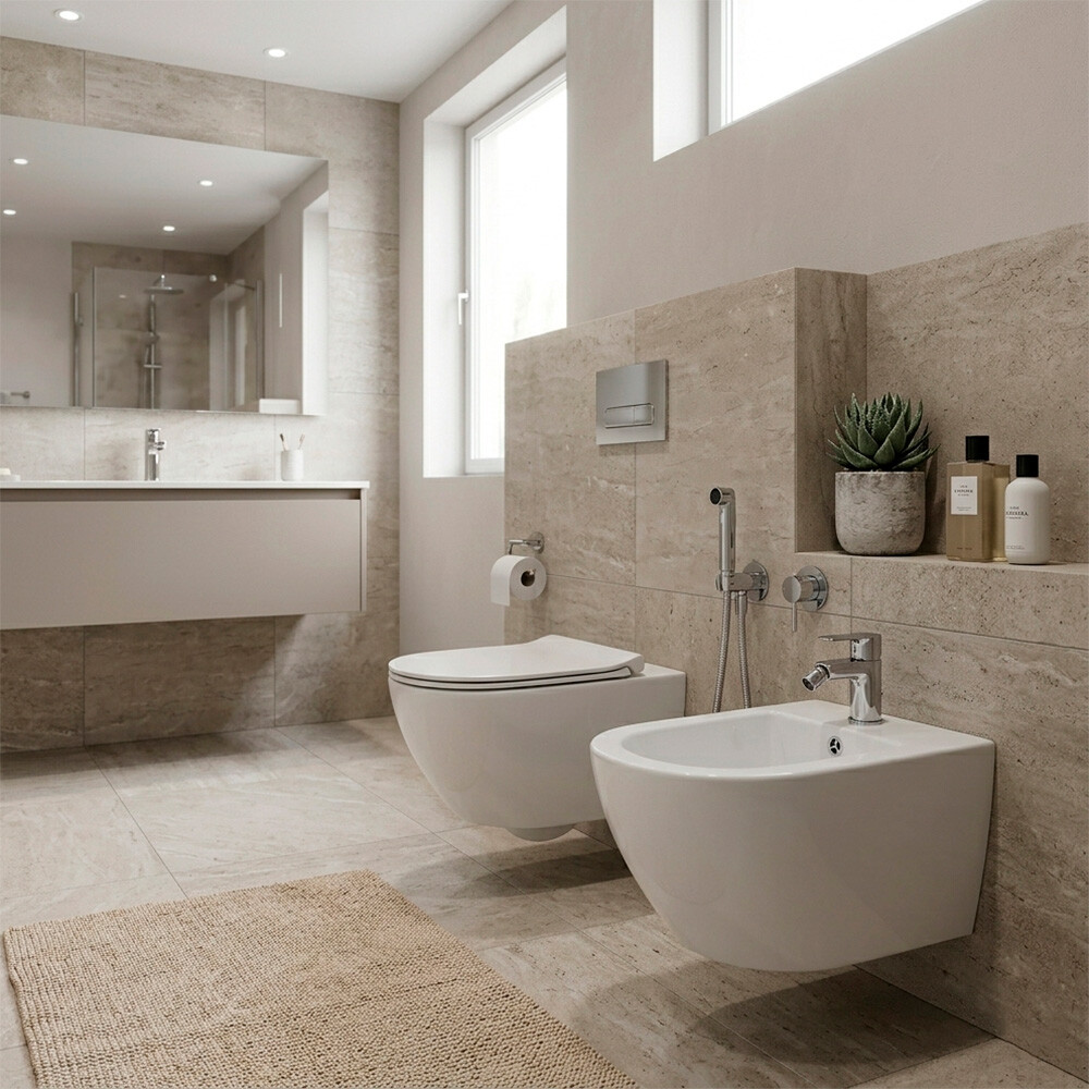 BIDET SUSPENDIDO BLANCO MATE HABITARE Bidet Suspendido Blanco Mate Habitare