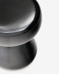 Mesa auxiliar Manya de cerámica negro Ø 38 cm Mesa auxiliar Manya de cerámica negro Ø 38 cm