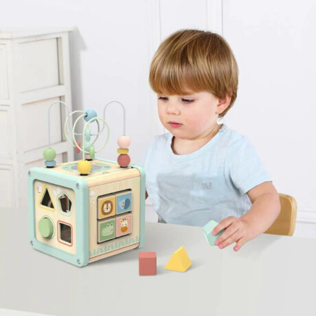 Cubo de Madera Tooky Toy Cubo de Madera Tooky Toy