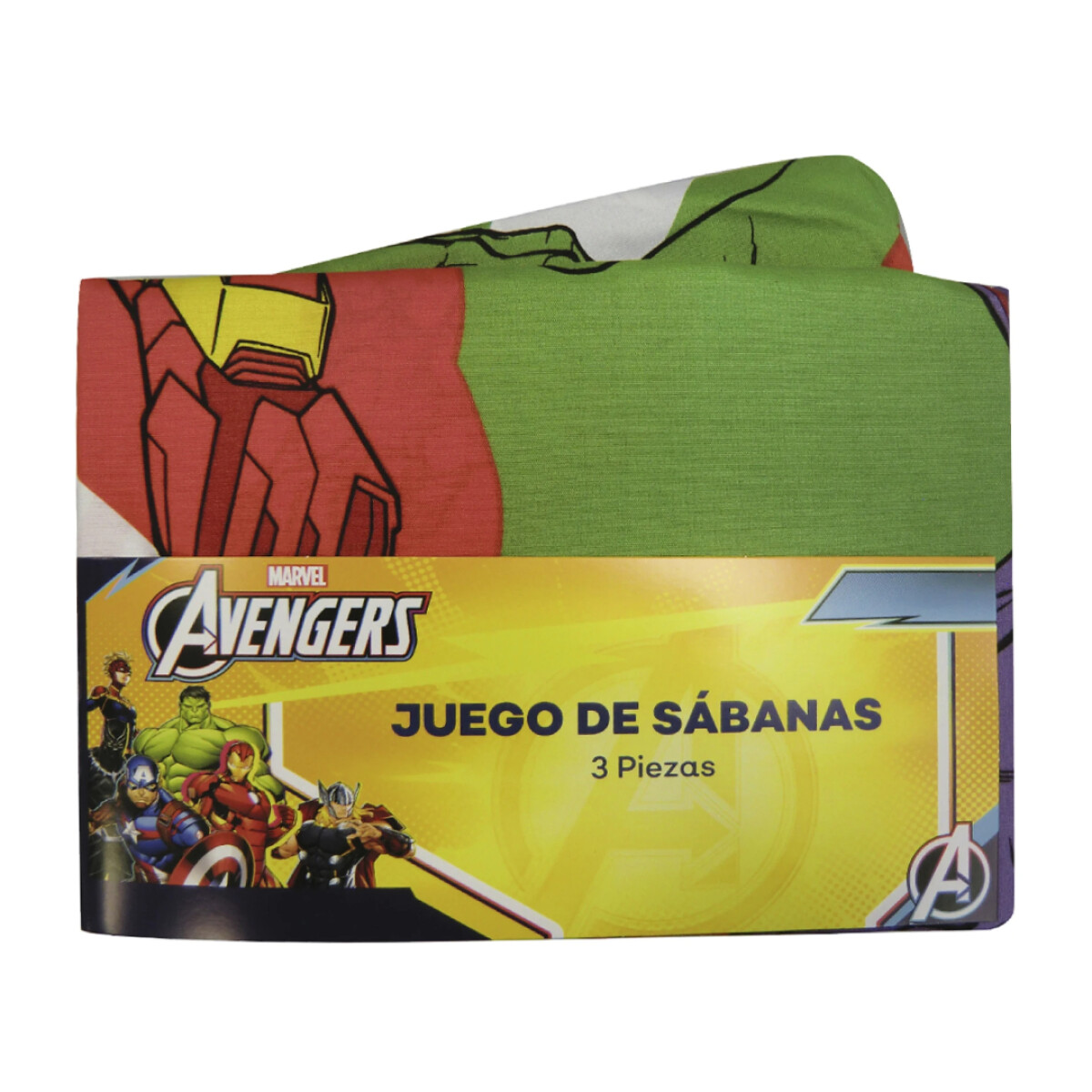 Juego de sábanas Infantil Avengers 1 Plaza - 100% Microfibra 