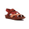 Country Sandalia Dama Casual C/dos Tiras Y Pulsera S/baja Durazno-coral