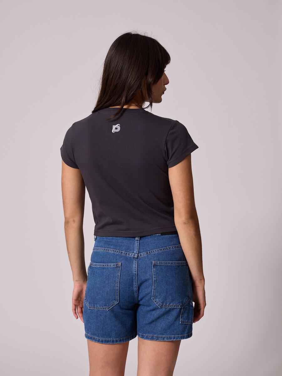 T-SHIRT CATIN DIXIE Gris Oscuro