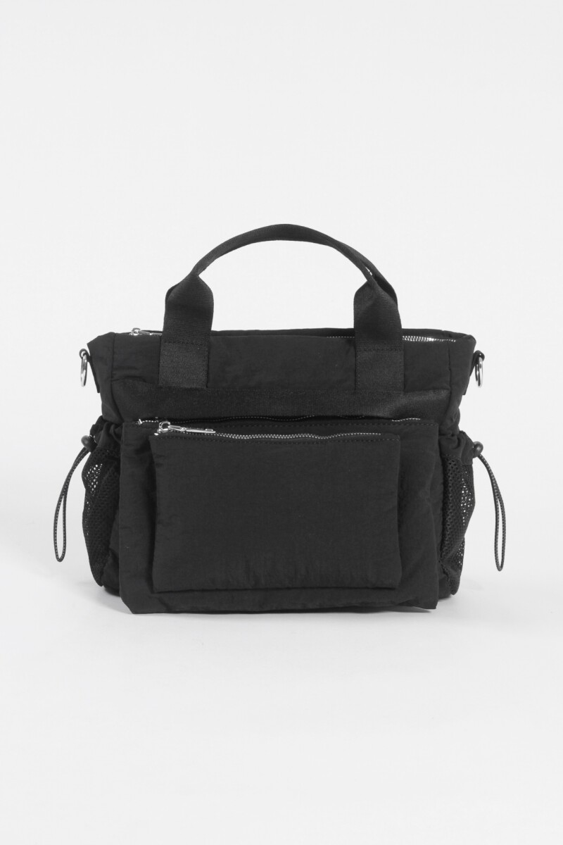 Bandolera bolsillo removible negro