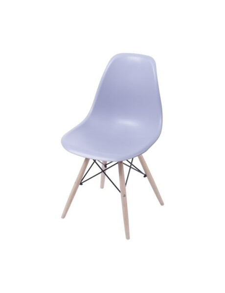 SILLA EAMES COMEDOR CON BASE EN MADERA GRIS SILLA EAMES COMEDOR CON BASE EN MADERA GRIS