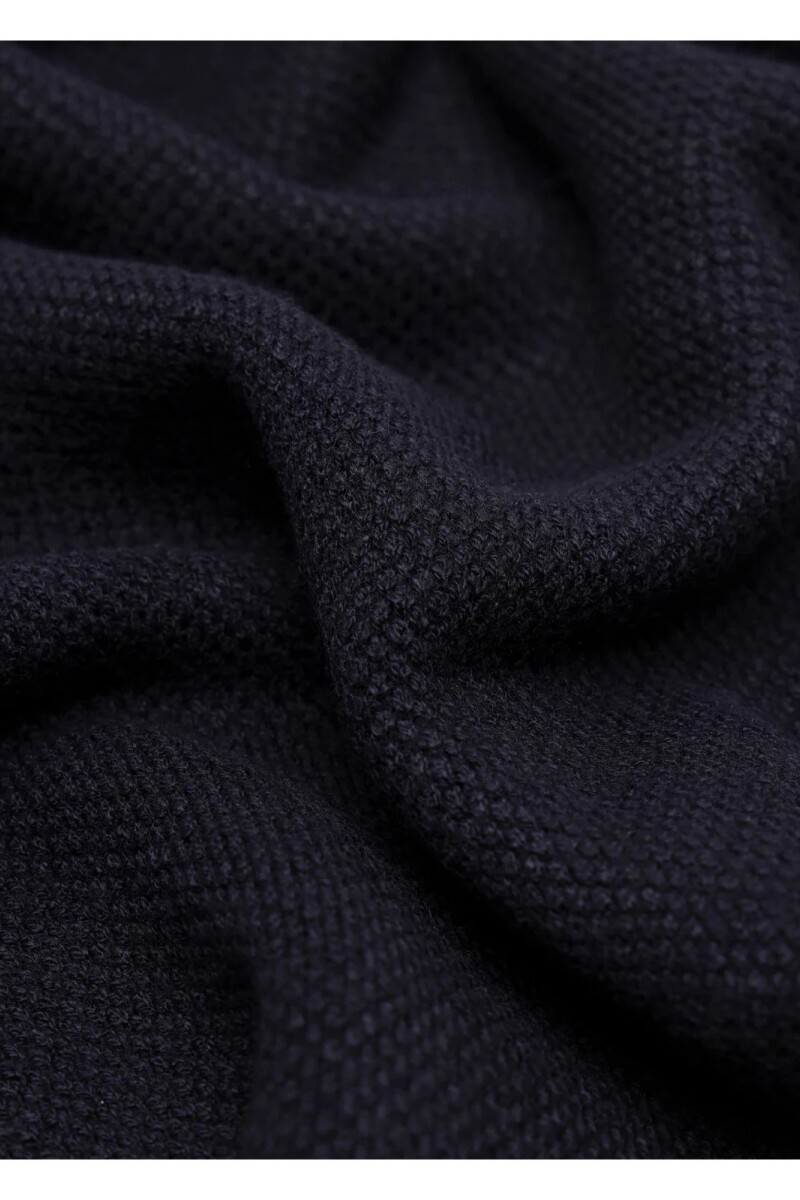 Sweater cuello alto con botones NEW BLUE