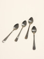 Cuchara Para Café Olivo Set 4 Un. Negro Color Unico