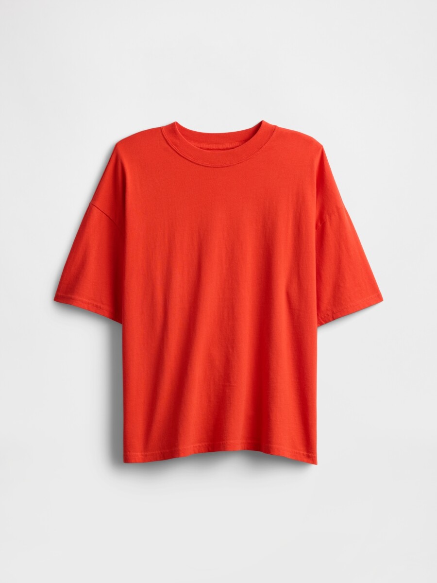 Remera Relaxed Niño - Poster Red 