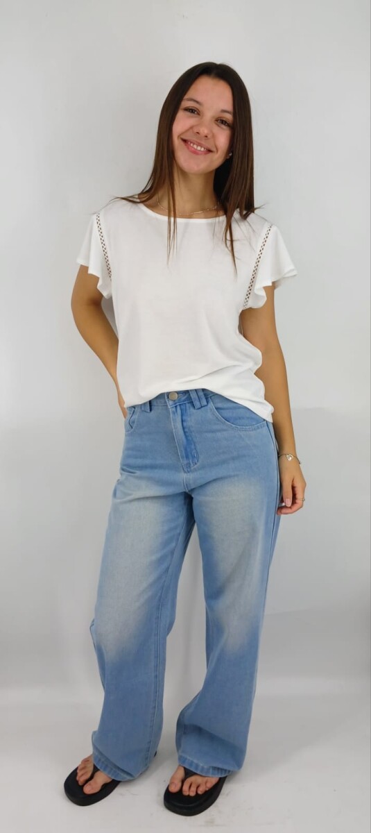 T-SHIRT WANNA 2428 - BLANCO 