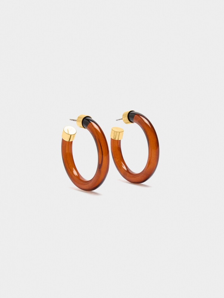 Aros Abiertos Efecto Carey marron