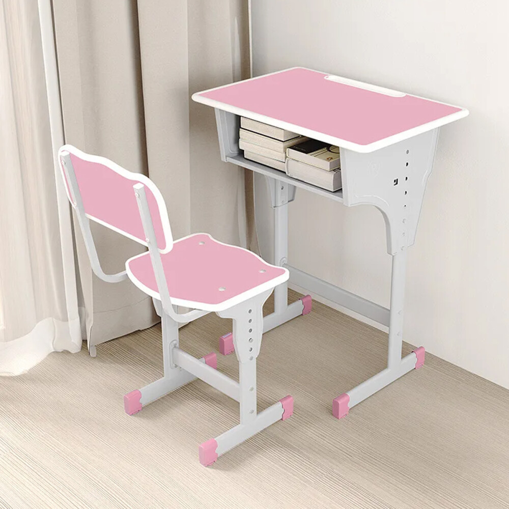 Escritorio estilo pupitre Rosado