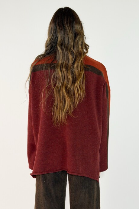 SWEATER ALICANTE Bordo