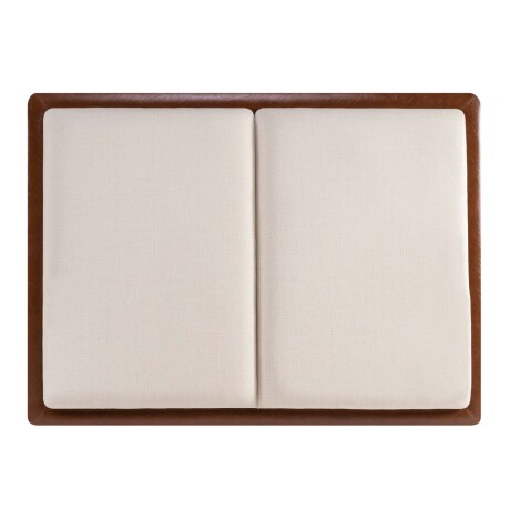 RESPALDO 2 PLAZAS TELA NATURAL-BEIGE RAVENA