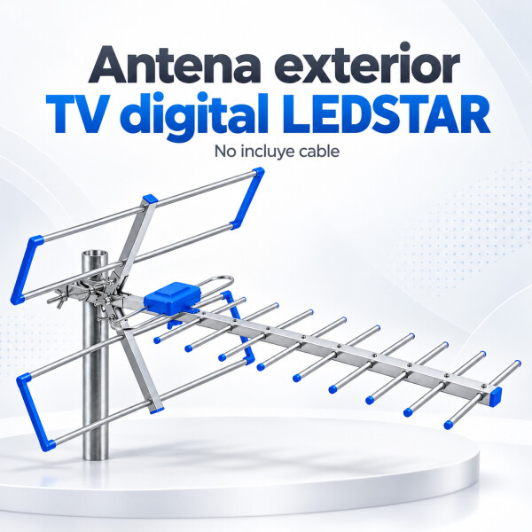 Sintonizador De Tv Digital Ledstar Ltv-view + Antena Ltv-2515 PK SINTONIZADOR + ANTENA LTV - 2515