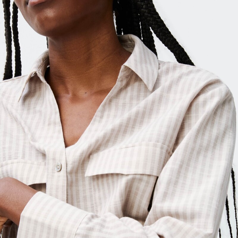 CAMISA FEM CENIZA
