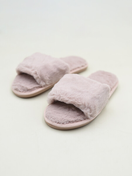 PANTUFLAS LISA ROSA ROSADO