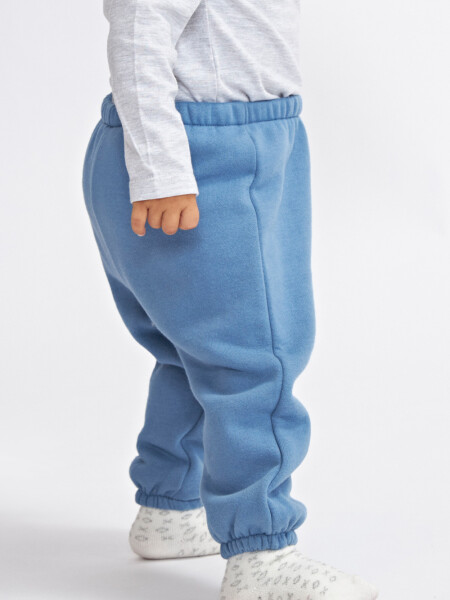 Pantalón deportivo con botones Azul