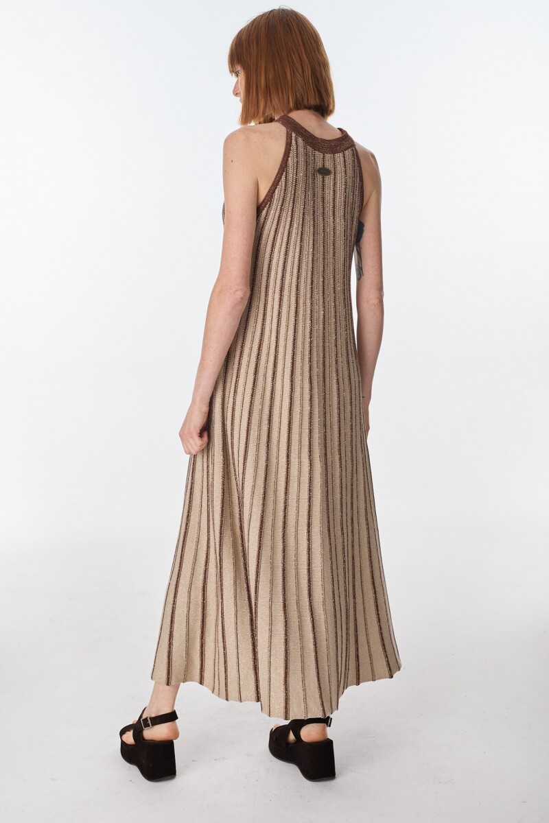 Vestido Ecos Marron
