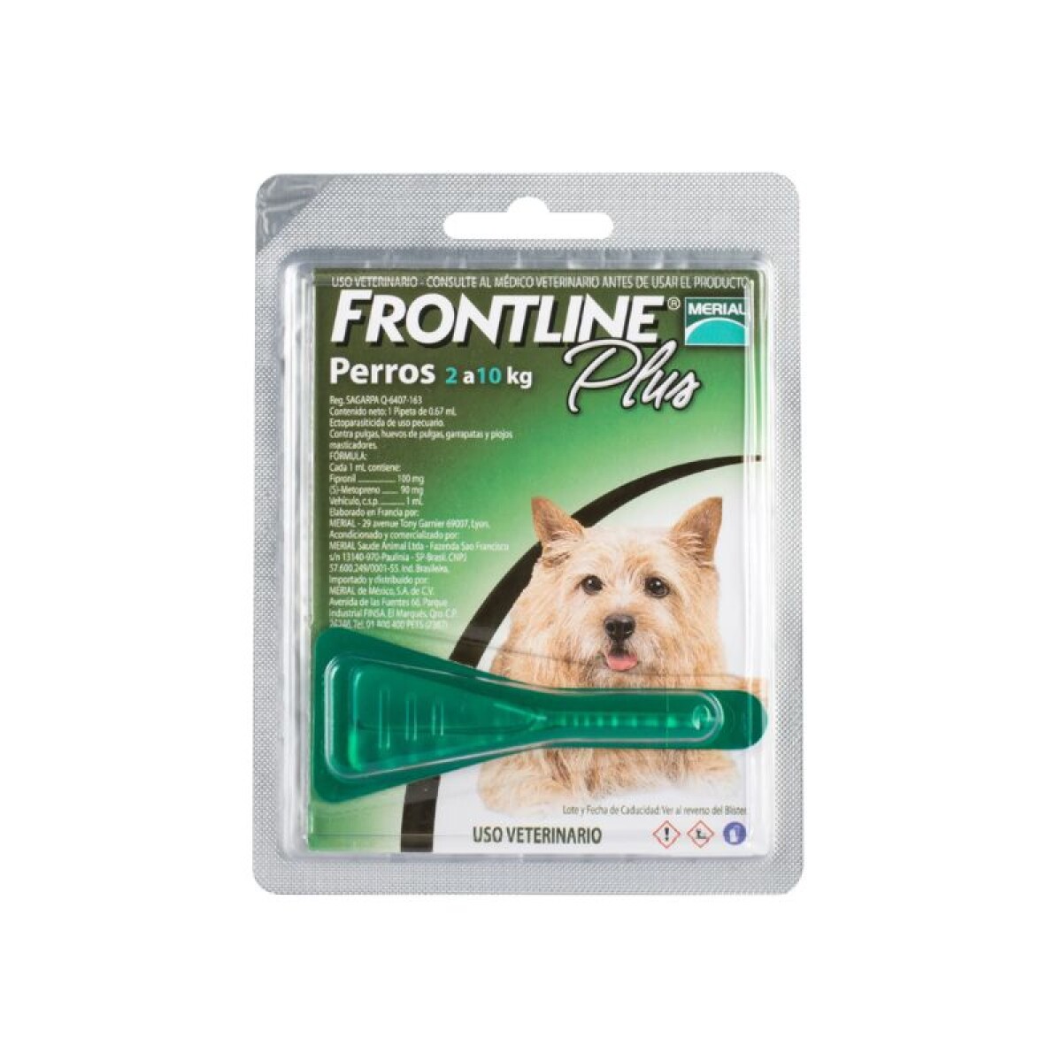 FRONTLINE PLUS PERROS HASTA 10 KG - Frontline Plus Perros Hasta 10 Kg 