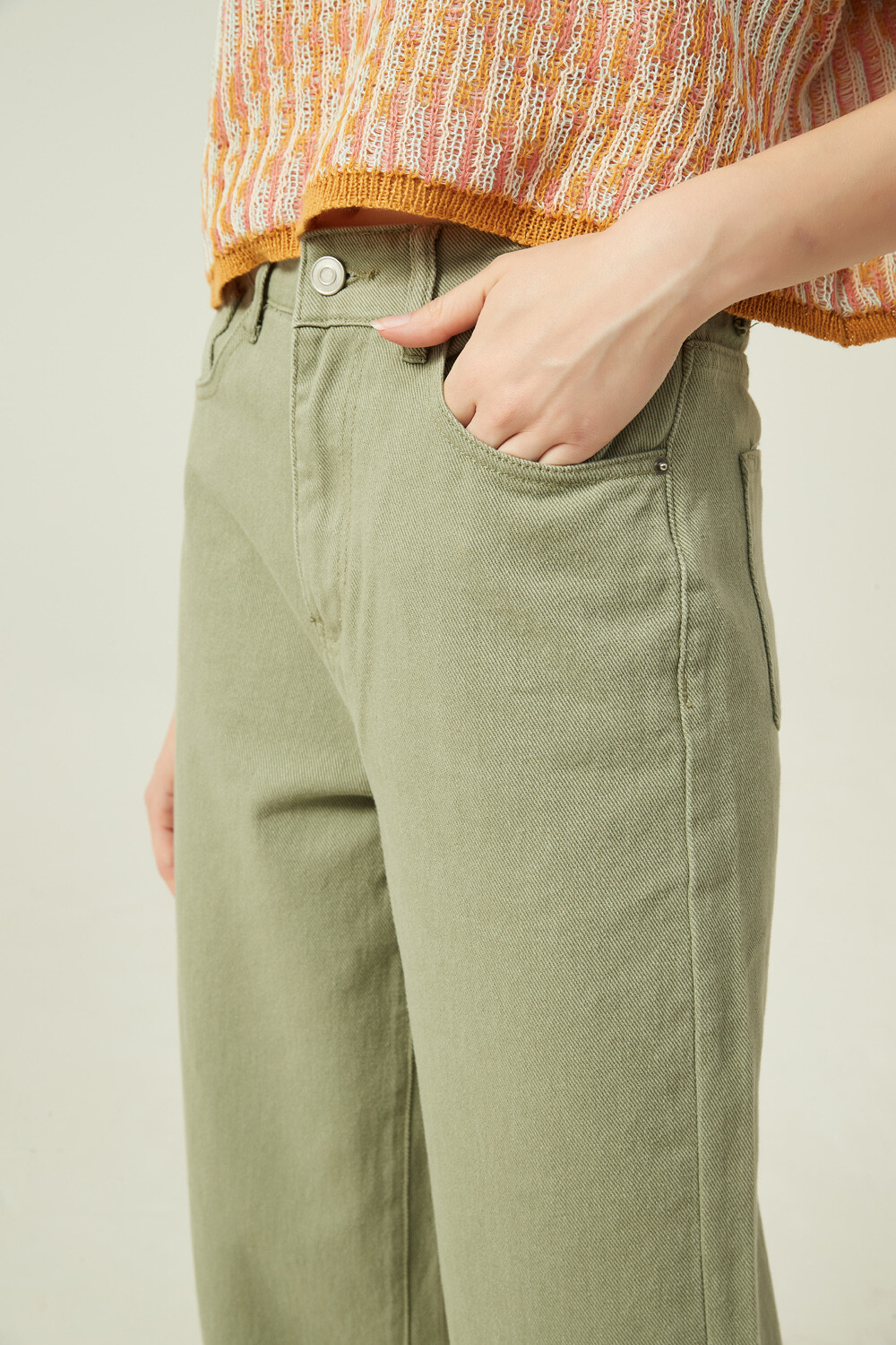 Pantalon Piticu Verde Claro