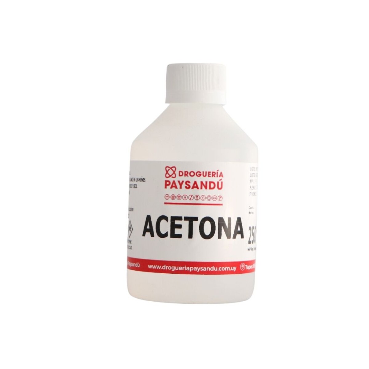 Acetona Pura - 250 mL 