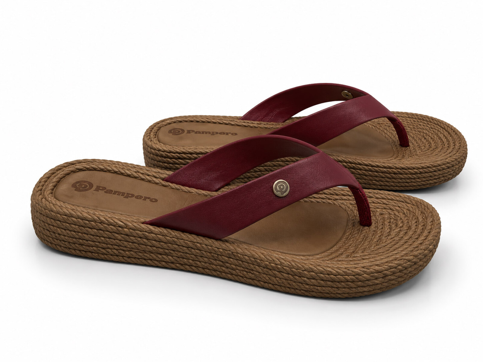 CHANCLETA VICTORIA 210012 - Rojo/beige 