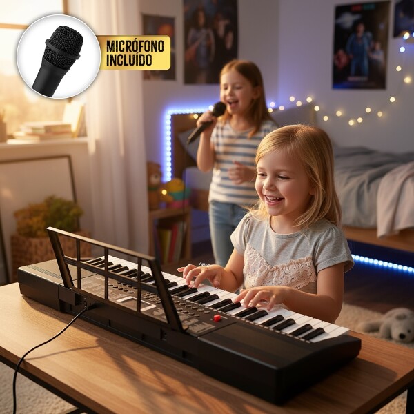 Organo Teclado Musical piano 61 Teclas Microfono 200 Tonos Ritmos Imback Itm008 Imback Organo Teclado Musical piano 61 Teclas Microfono 200 Tonos Ritmos Imback Itm008 Imback