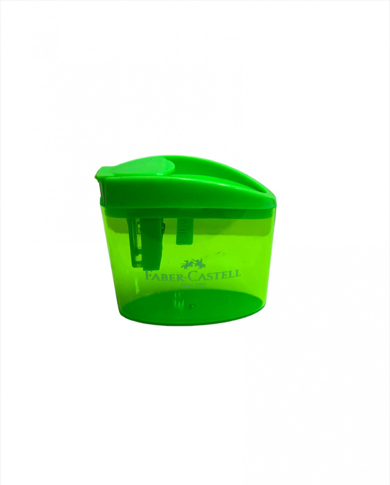 Sacapuntas Faber-Castell con Deposito Clickbox - Verde — Ardo Mayorista