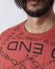 Remera We Are Falling Six Feet Terracota