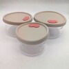 Set de Bowls de Vidrio con Tapa de Silicona 3 Piezas N/a