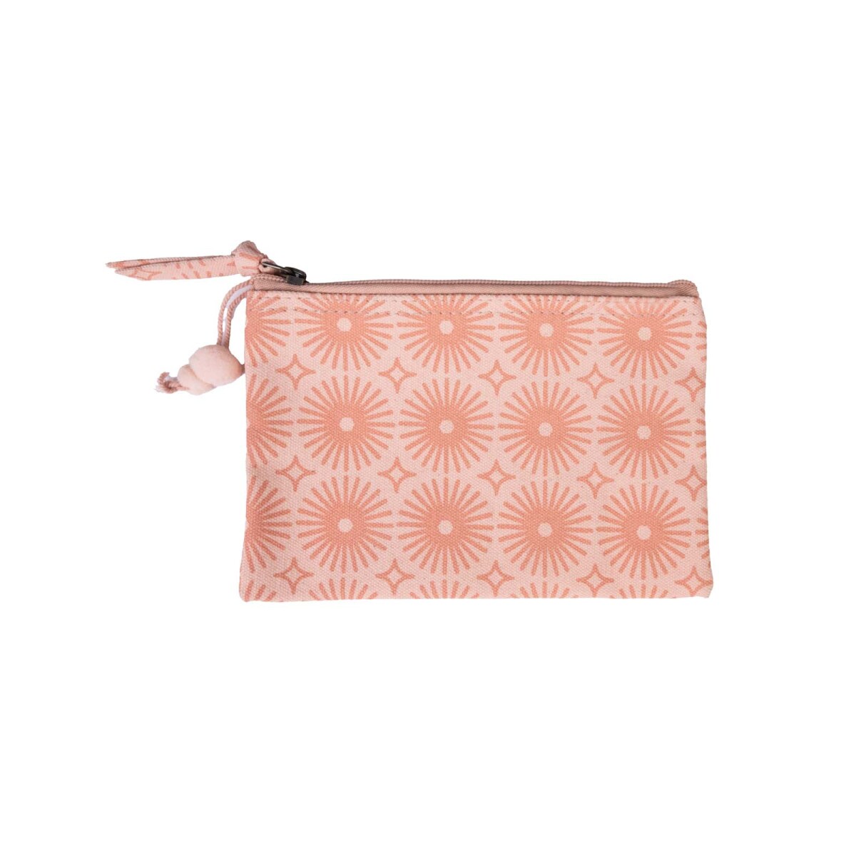 NECESSAIRE - ALGODON-RECICLADO NARANJA ESTAMPADO 