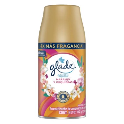 Repuesto Glade Automático Naranjo Y Orquídeas 270 Ml. Repuesto Glade Automático Naranjo Y Orquídeas 270 Ml.